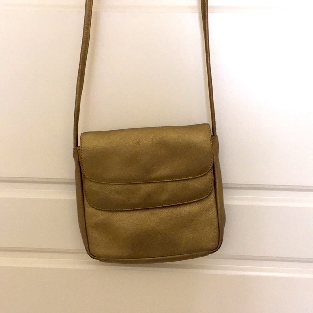 Fiona gold lamé purse